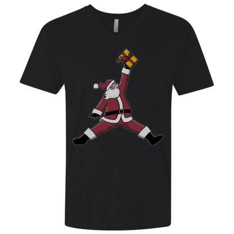T-Shirts Black / X-Small Air Santa Men's Premium V-Neck