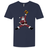 T-Shirts Midnight Navy / X-Small Air Santa Men's Premium V-Neck