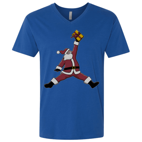 T-Shirts Royal / X-Small Air Santa Men's Premium V-Neck