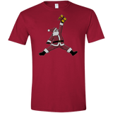 T-Shirts Cardinal Red / S Air Santa Men's Semi-Fitted Softstyle