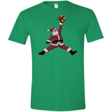 T-Shirts Heather Irish Green / S Air Santa Men's Semi-Fitted Softstyle