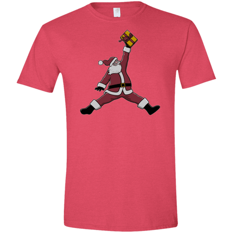 T-Shirts Heather Red / S Air Santa Men's Semi-Fitted Softstyle