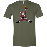 T-Shirts Military Green / S Air Santa Men's Semi-Fitted Softstyle