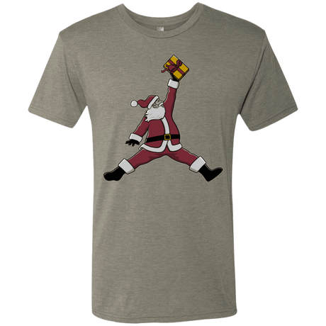 T-Shirts Venetian Grey / S Air Santa Men's Triblend T-Shirt