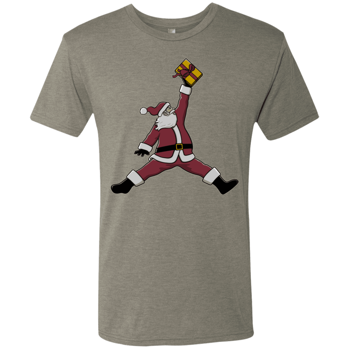 T-Shirts Venetian Grey / S Air Santa Men's Triblend T-Shirt