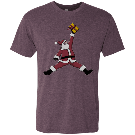 T-Shirts Vintage Purple / S Air Santa Men's Triblend T-Shirt