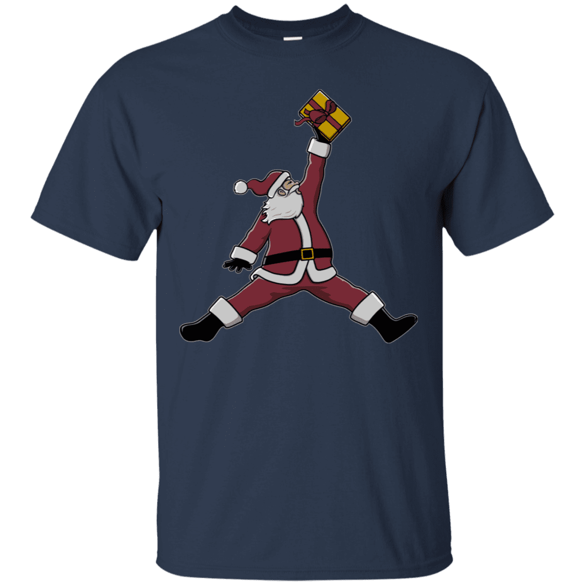 T-Shirts Navy / S Air Santa T-Shirt