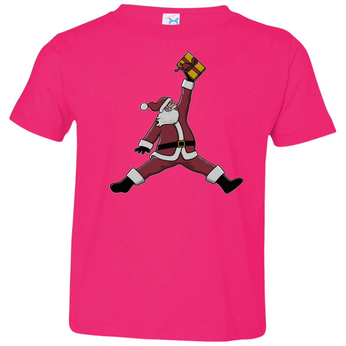 T-Shirts Hot Pink / 2T Air Santa Toddler Premium T-Shirt