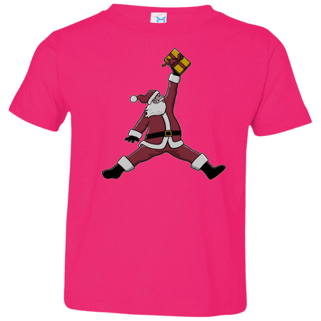 T-Shirts Hot Pink / 2T Air Santa Toddler Premium T-Shirt