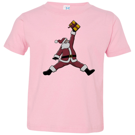 T-Shirts Pink / 2T Air Santa Toddler Premium T-Shirt