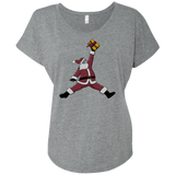 T-Shirts Premium Heather / X-Small Air Santa Triblend Dolman Sleeve