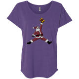 T-Shirts Purple Rush / X-Small Air Santa Triblend Dolman Sleeve