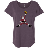 T-Shirts Vintage Purple / X-Small Air Santa Triblend Dolman Sleeve
