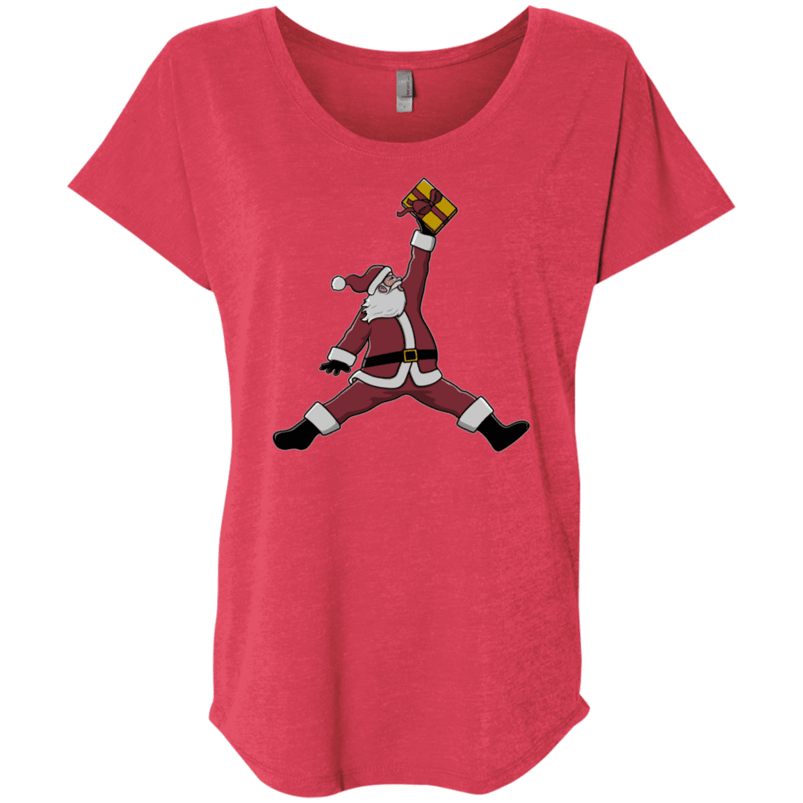 T-Shirts Vintage Red / X-Small Air Santa Triblend Dolman Sleeve