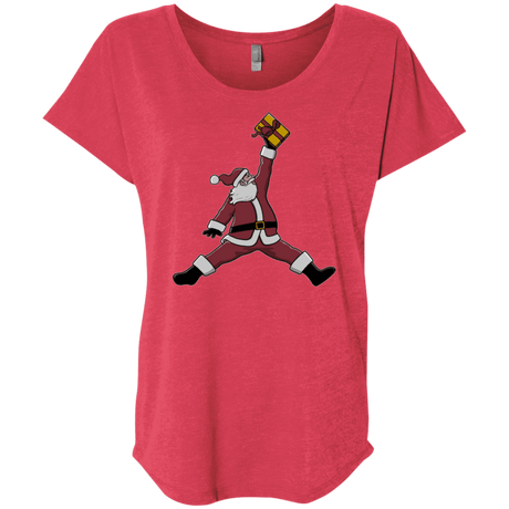 T-Shirts Vintage Red / X-Small Air Santa Triblend Dolman Sleeve