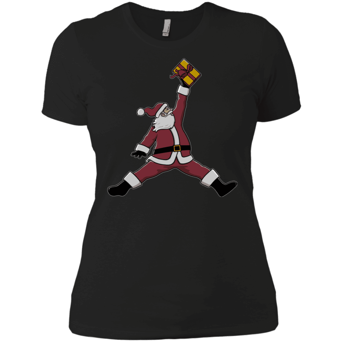 T-Shirts Black / X-Small Air Santa Women's Premium T-Shirt