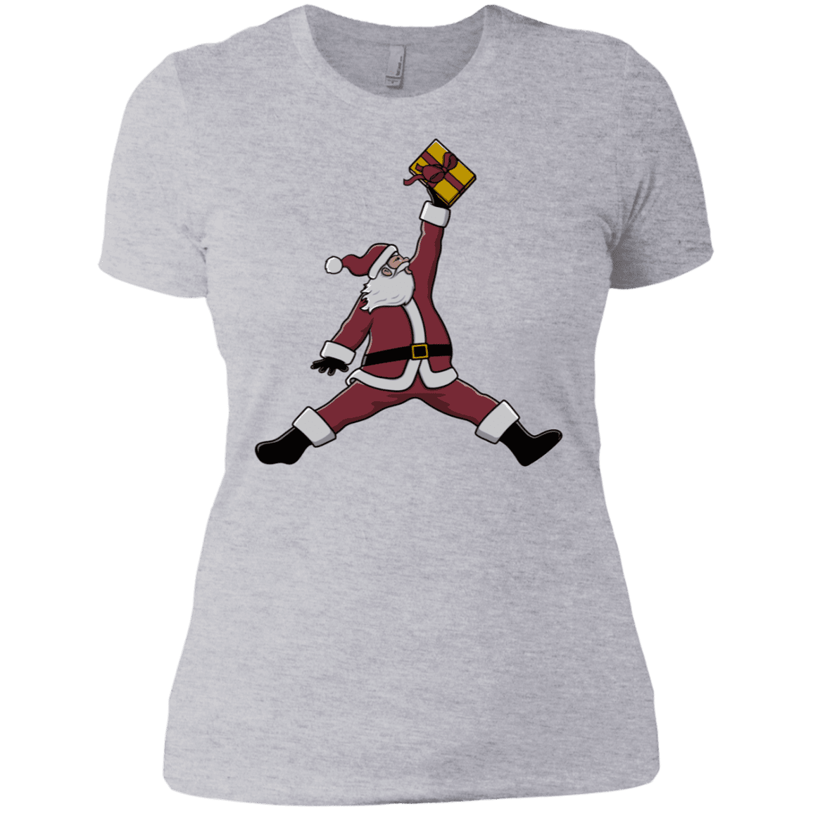 T-Shirts Heather Grey / X-Small Air Santa Women's Premium T-Shirt