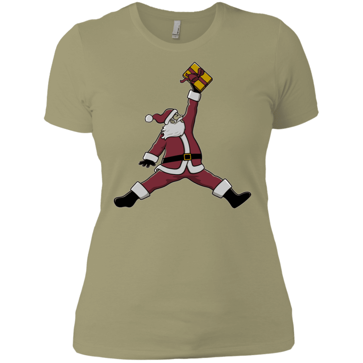 T-Shirts Light Olive / X-Small Air Santa Women's Premium T-Shirt