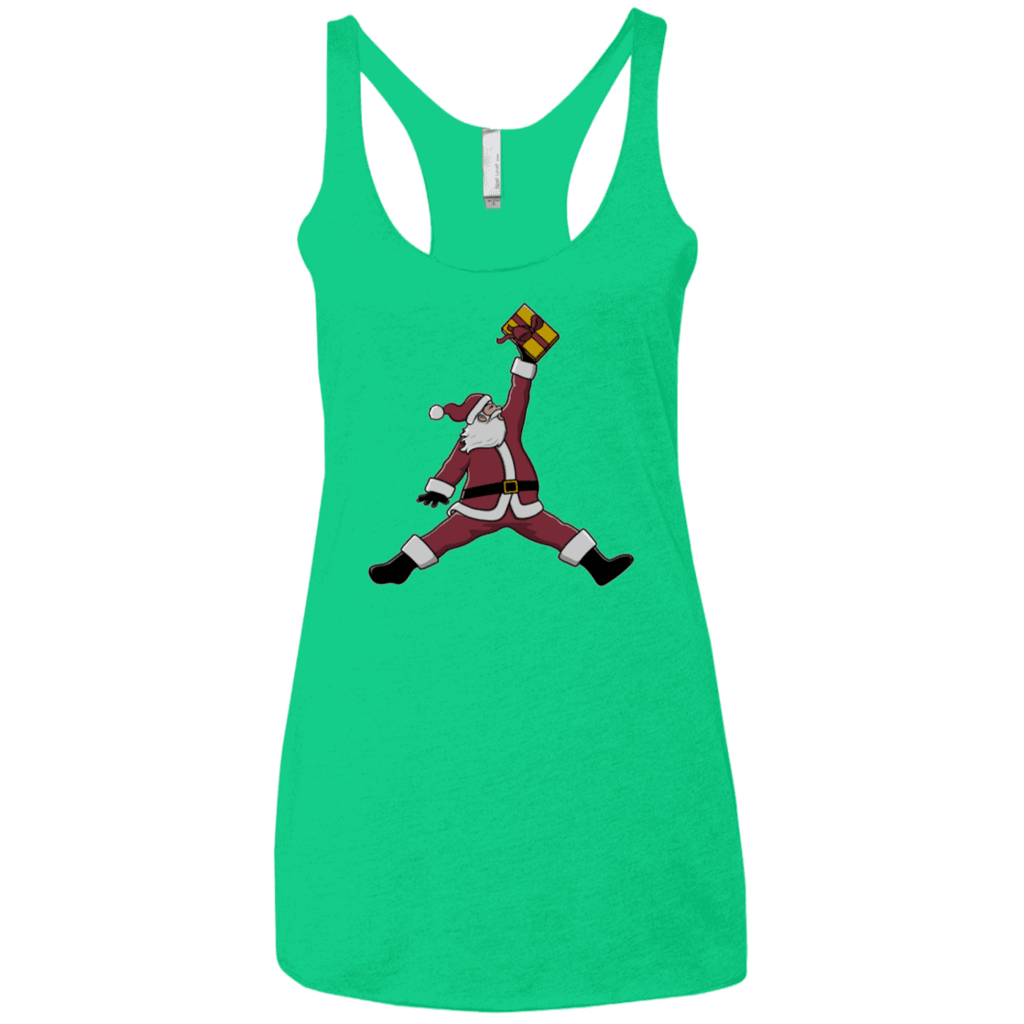 T-Shirts Envy / X-Small Air Santa Women's Triblend Racerback Tank