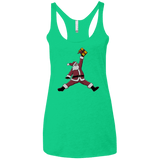 T-Shirts Envy / X-Small Air Santa Women's Triblend Racerback Tank