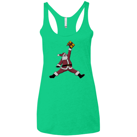 T-Shirts Envy / X-Small Air Santa Women's Triblend Racerback Tank
