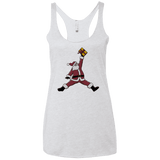 T-Shirts Heather White / X-Small Air Santa Women's Triblend Racerback Tank