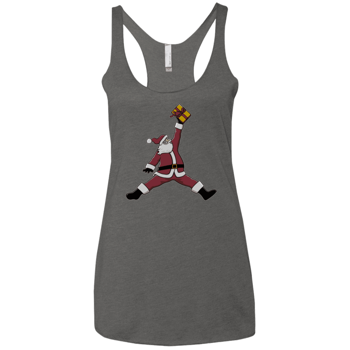 T-Shirts Premium Heather / X-Small Air Santa Women's Triblend Racerback Tank