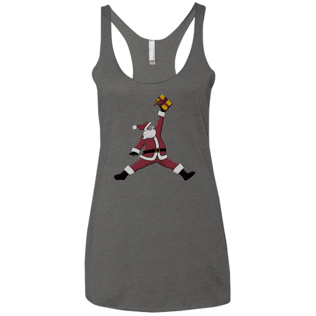 T-Shirts Premium Heather / X-Small Air Santa Women's Triblend Racerback Tank