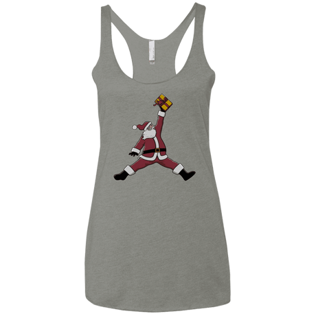 T-Shirts Venetian Grey / X-Small Air Santa Women's Triblend Racerback Tank
