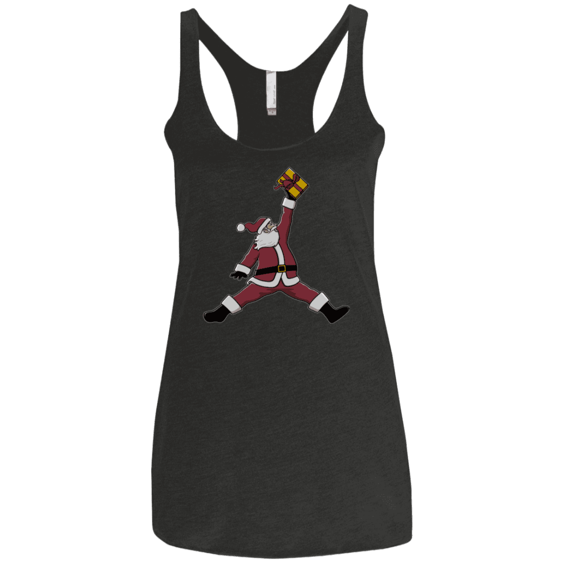 T-Shirts Vintage Black / X-Small Air Santa Women's Triblend Racerback Tank