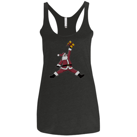 T-Shirts Vintage Black / X-Small Air Santa Women's Triblend Racerback Tank