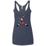 T-Shirts Vintage Navy / X-Small Air Santa Women's Triblend Racerback Tank