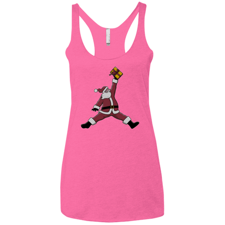T-Shirts Vintage Pink / X-Small Air Santa Women's Triblend Racerback Tank