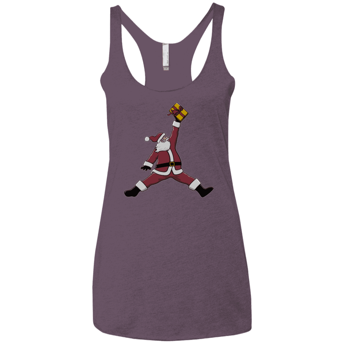 T-Shirts Vintage Purple / X-Small Air Santa Women's Triblend Racerback Tank