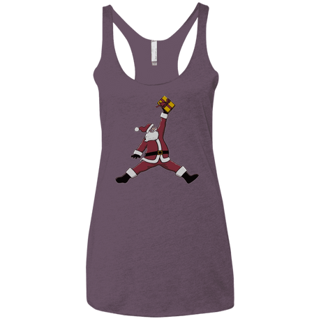 T-Shirts Vintage Purple / X-Small Air Santa Women's Triblend Racerback Tank