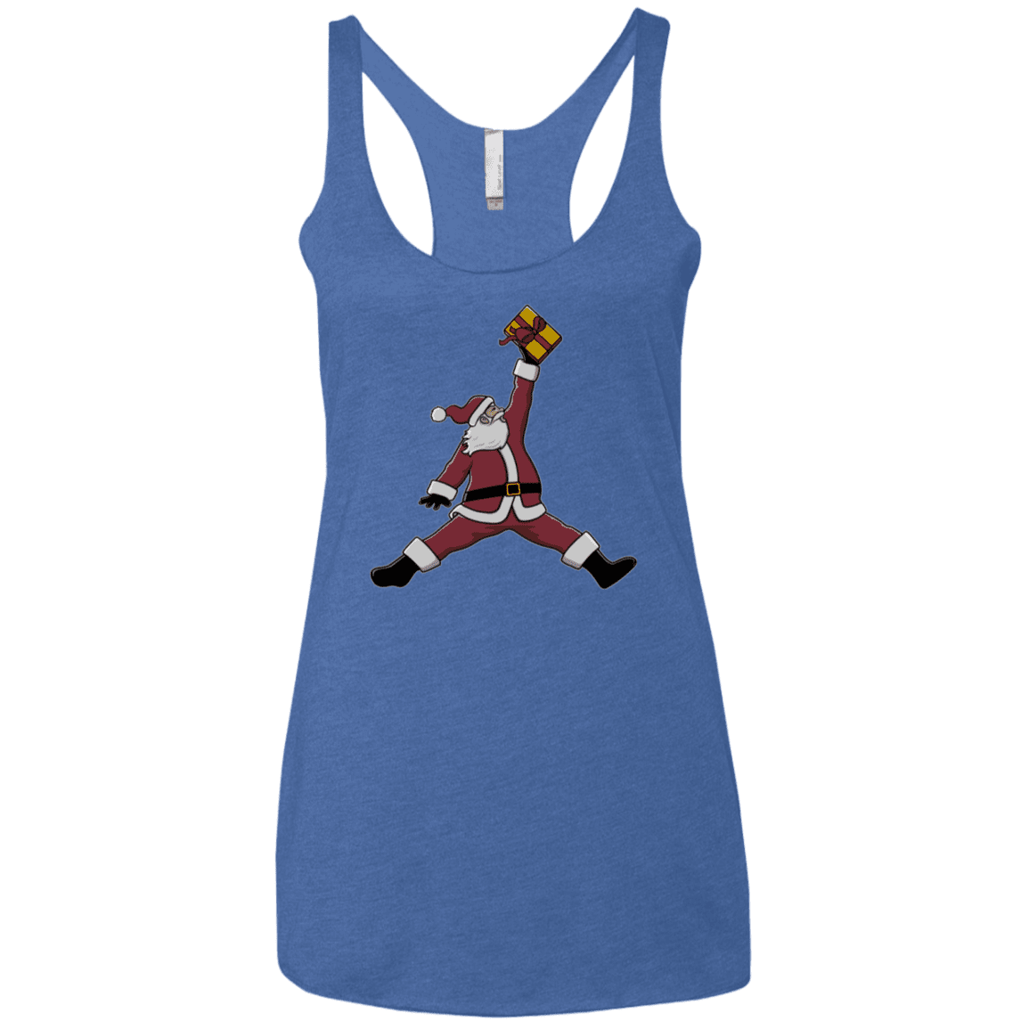T-Shirts Vintage Royal / X-Small Air Santa Women's Triblend Racerback Tank