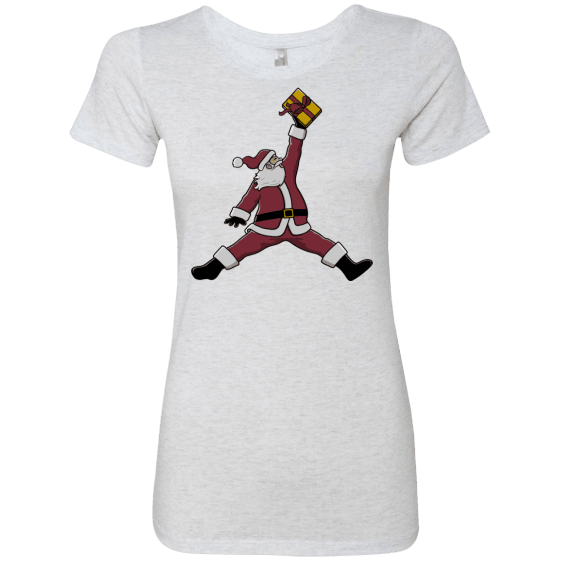 T-Shirts Heather White / S Air Santa Women's Triblend T-Shirt
