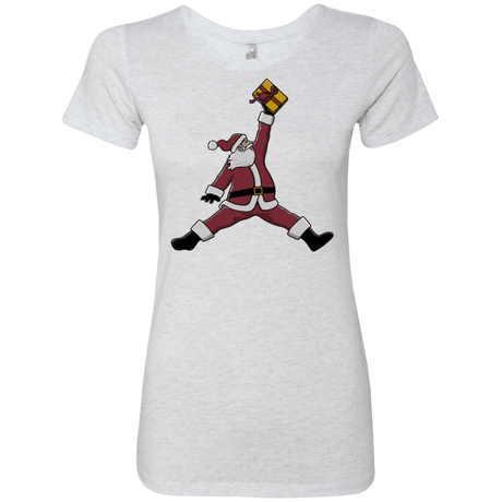 T-Shirts Heather White / S Air Santa Women's Triblend T-Shirt