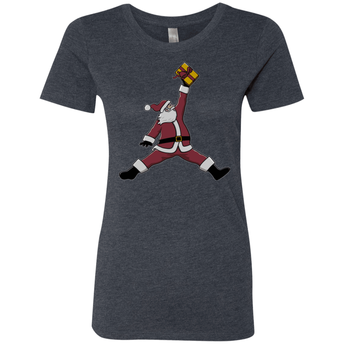 T-Shirts Vintage Navy / S Air Santa Women's Triblend T-Shirt