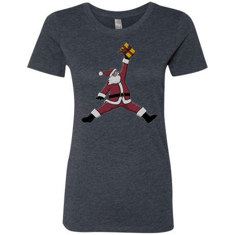 T-Shirts Vintage Navy / S Air Santa Women's Triblend T-Shirt