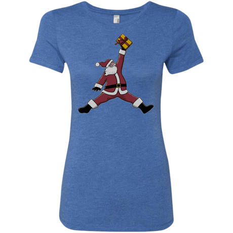 T-Shirts Vintage Royal / S Air Santa Women's Triblend T-Shirt