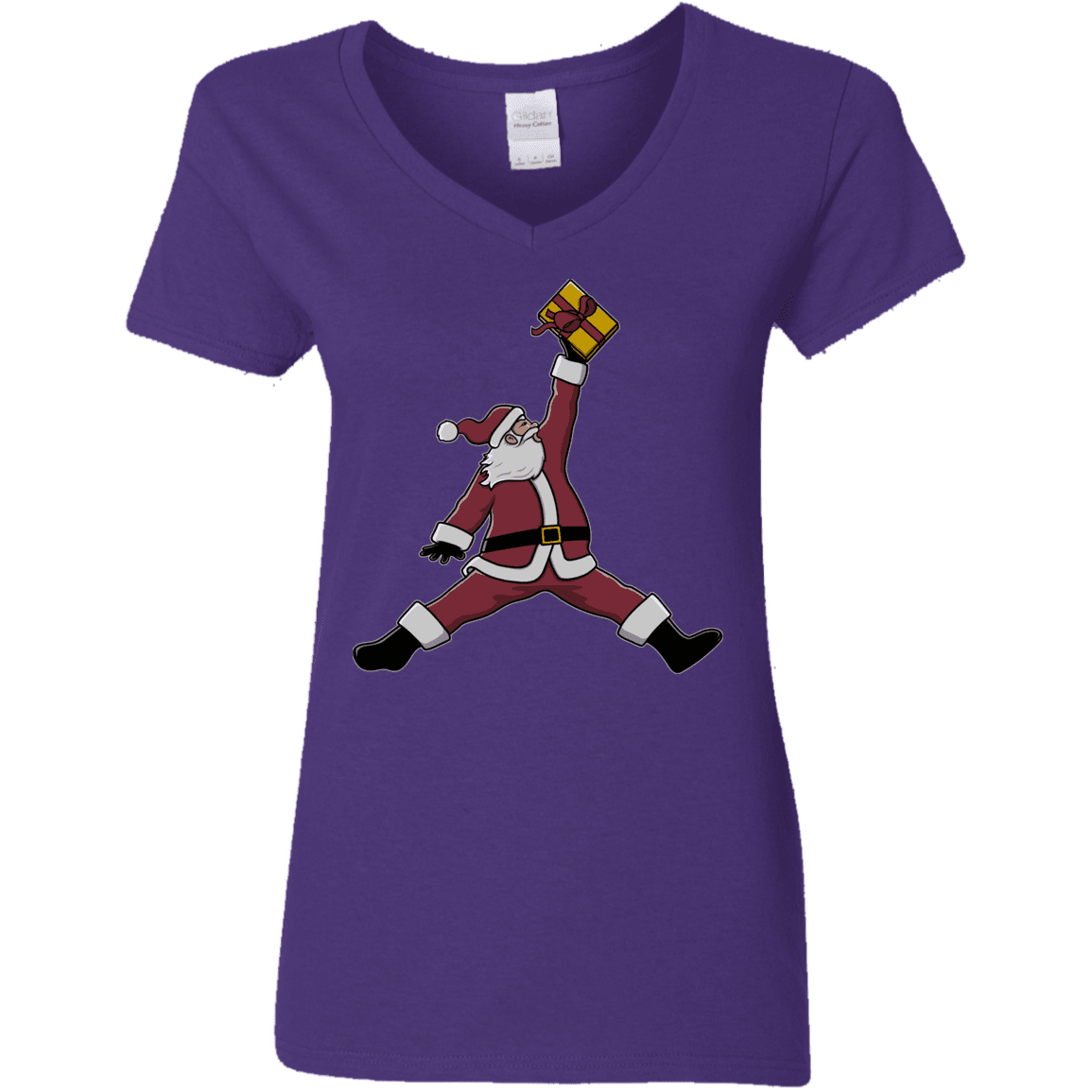 T-Shirts Purple / S Air Santa Women's V-Neck T-Shirt