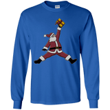 T-Shirts Royal / YS Air Santa Youth Long Sleeve T-Shirt