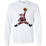 T-Shirts White / YS Air Santa Youth Long Sleeve T-Shirt