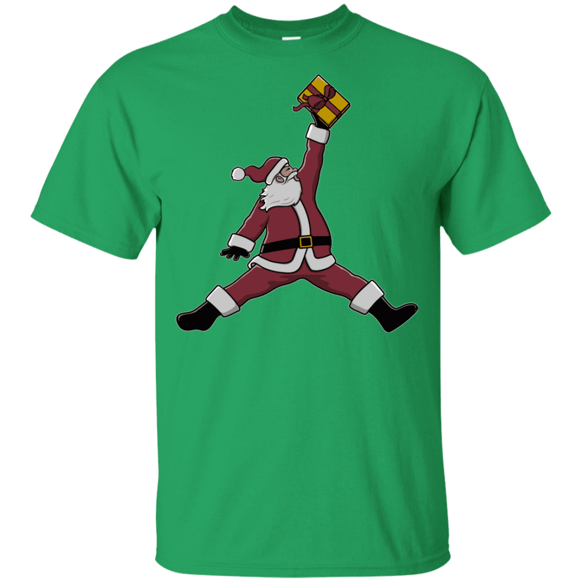 T-Shirts Irish Green / YXS Air Santa Youth T-Shirt