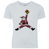 T-Shirts Heather White / YXS Air Santa Youth Triblend T-Shirt