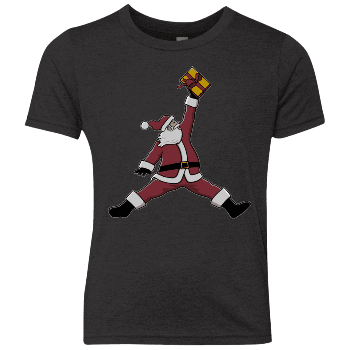 T-Shirts Vintage Black / YXS Air Santa Youth Triblend T-Shirt