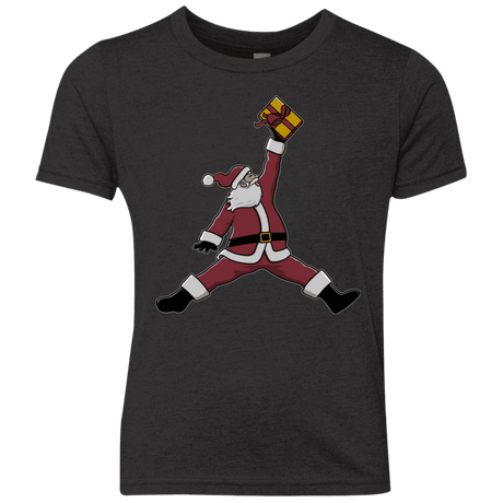 T-Shirts Vintage Black / YXS Air Santa Youth Triblend T-Shirt