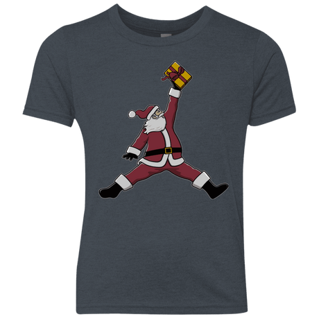 T-Shirts Vintage Navy / YXS Air Santa Youth Triblend T-Shirt