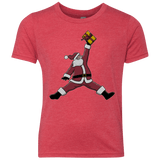 T-Shirts Vintage Red / YXS Air Santa Youth Triblend T-Shirt